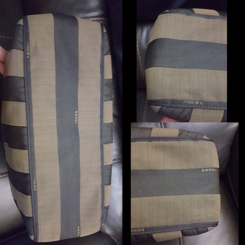 Authentic Fendi Pequin handbag     9 x 12 x 4 - Picture 5 of 9